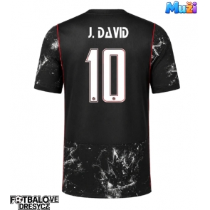 Kanada Jonathan David #10 Venkovní Dres MS 2026 Krátký Rukáv